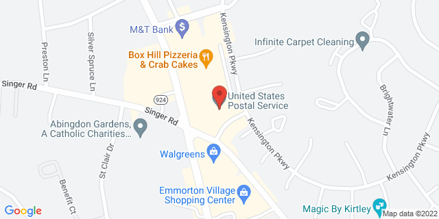 2945 Emmorton Rd, Abingdon, Maryland, MD, 21009-9998 Map