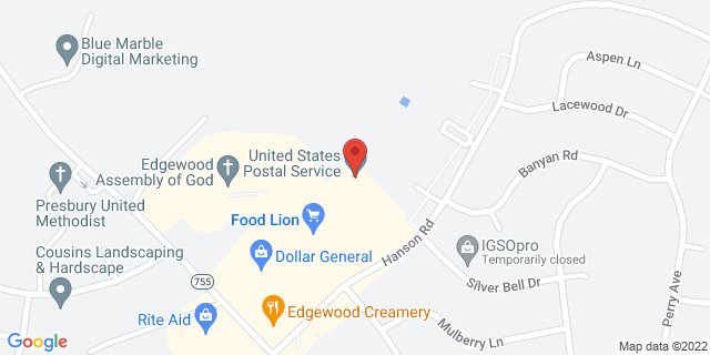 2290 Hanson Rd, Edgewood, Maryland, MD, 21040-9998 Map