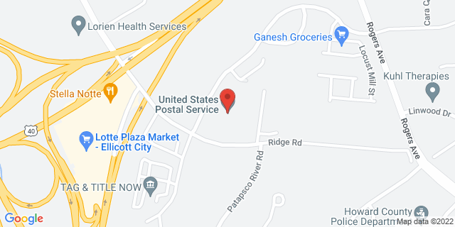 3375 Ellicott Center Dr, Ellicott City, Maryland, MD, 21043-9998 Map