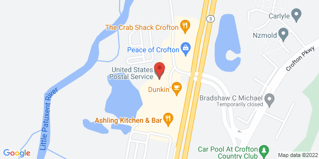 1296 Cronson Blvd, Crofton, Maryland, MD, 21114-9998 Map