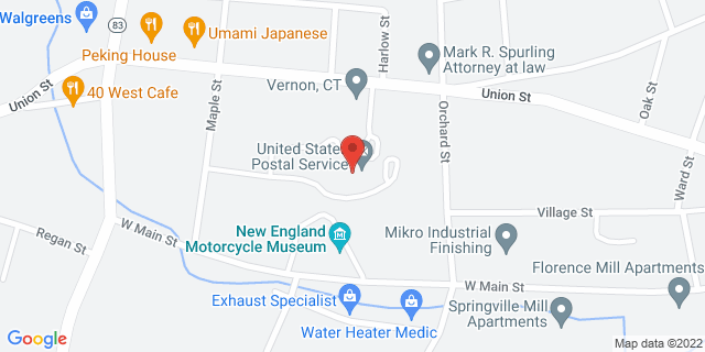 141 Union St, Vernon Rockville, Connecticut, CT, 06066-9998 Map