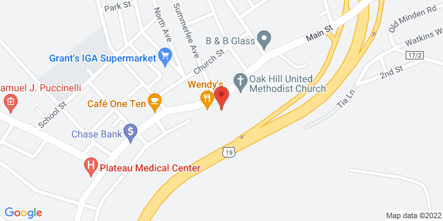 208 Main St E, Oak Hill, West Virginia, WV, 25901-9998 Map