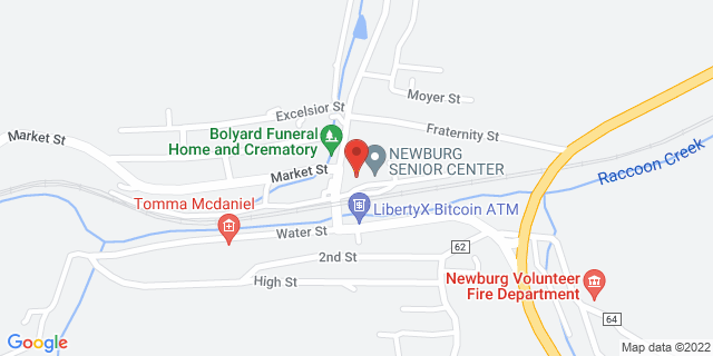 54 Morgantown Ave, Newburg, West Virginia, WV, 26410-9998 Map