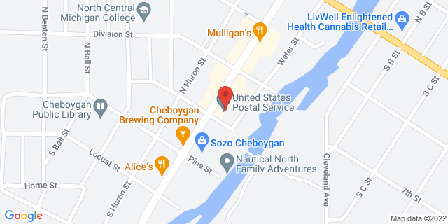 200 N Main St, Cheboygan, Michigan, MI, 49721-9998 Map