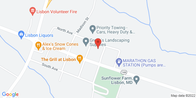 1280 Hopkins Aly, Lisbon, Maryland, MD, 21765-9998 Map