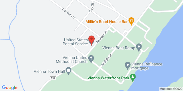 121 Market St, Vienna, Maryland, MD, 21869-9998 Map