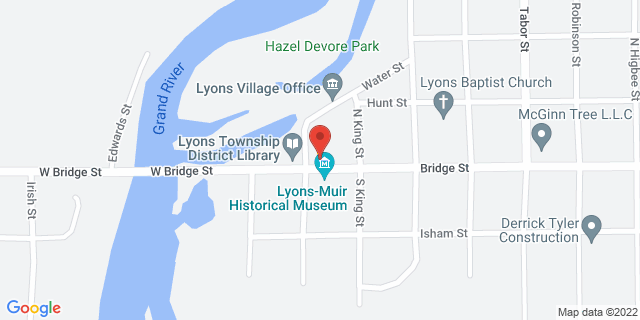 308 E Bridge St, Lyons, Michigan, MI, 48851-8641 Map