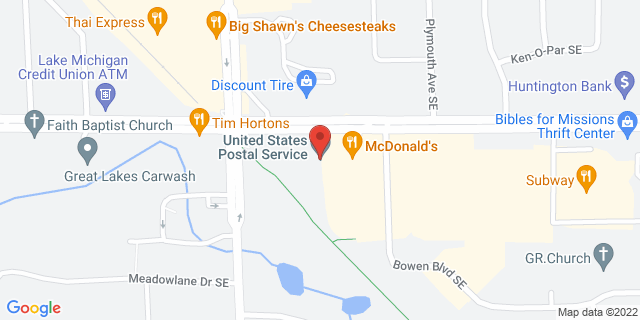 1680 44Th St Se, Grand Rapids, Michigan, MI, 49508-9998 Map