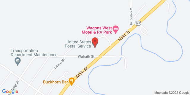 102 Walrath St, Augusta, Montana, MT, 59410-9998 Map