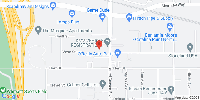 7035 Laurel Canyon Blvd, North Hollywood, California, CA, 91605-9998 Map