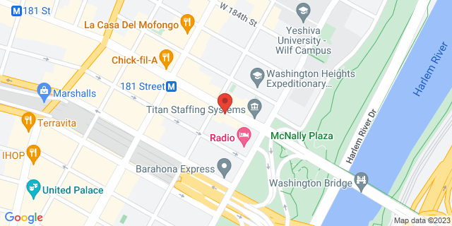 518 W 181St St, New York, New York, NY, 10033-9997 Map