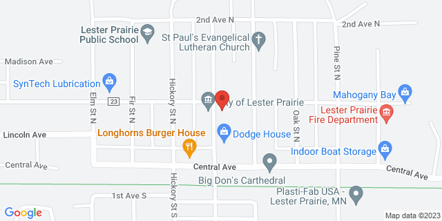 38 Juniper St N, Lester Prairie, Minnesota, MN, 55354-1008 Map