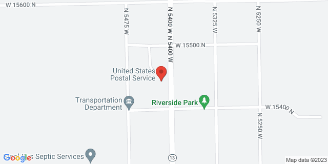 15445 N 5400 W, Riverside, Utah, UT, 84334-8001 Map