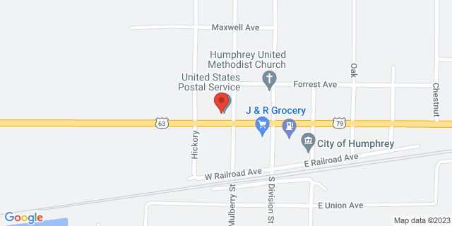 100 N Mulberry St, Humphrey, Arkansas, AR, 72073-9998 Map