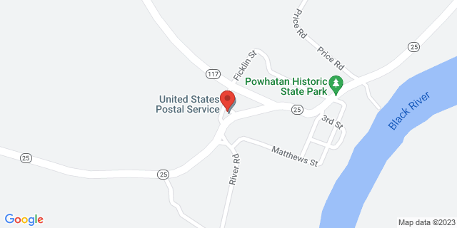 4399 Highway 25, Powhatan, Arkansas, AR, 72458-9998 Map