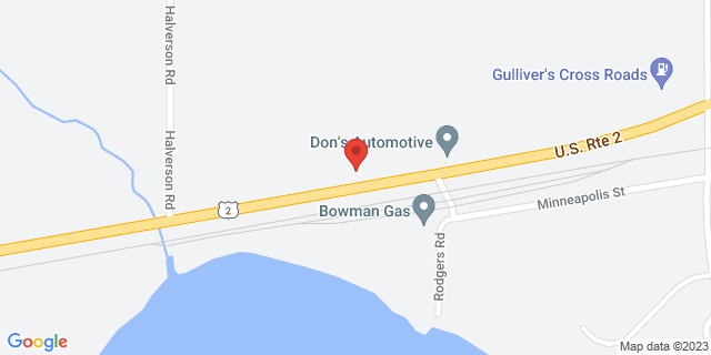 2926W Us Highway 2, Gulliver, Michigan, MI, 49840-9025 Map