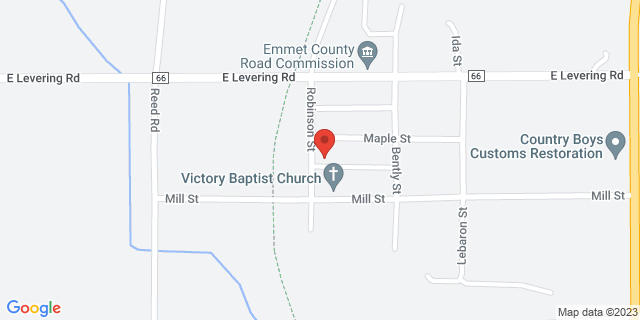 5912 Robinson St, Levering, Michigan, MI, 49755-9800 Map