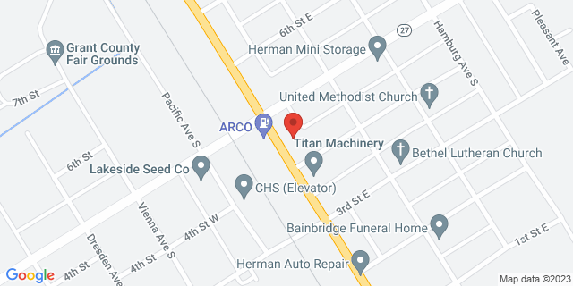 410 Atlantic Ave S, Herman, Minnesota, MN, 56248-5000 Map