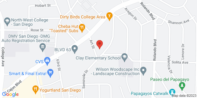 6401 El Cajon Blvd, San Diego, California, CA, 92115-9998 Map