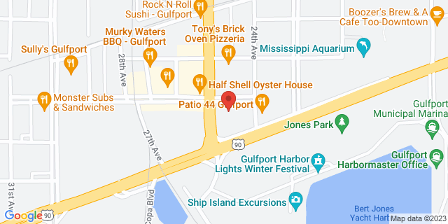 2421 13Th St, Gulfport, Mississippi, MS, 39501-9998 Map