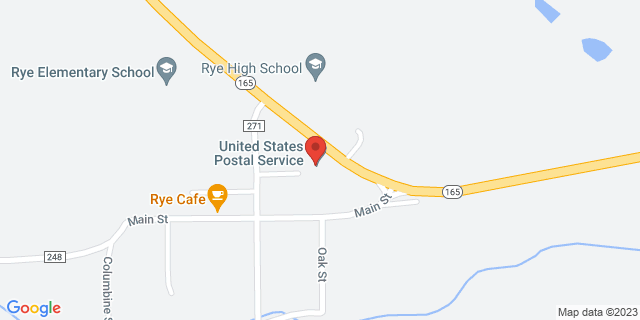 8084 State Highway 165, Rye, Colorado, CO, 81069-8600 Map