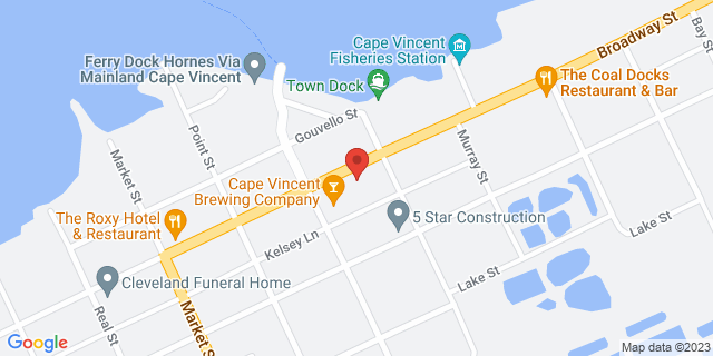 362 E Broadway St, Cape Vincent, New York, NY, 13618-9998 Map