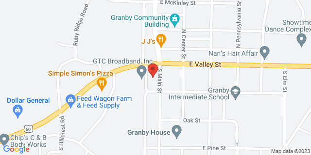 126 S Main St, Granby, Missouri, MO, 64844-9998 Map