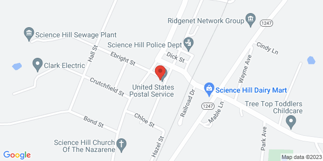 735 Central Ave, Science Hill, Kentucky, KY, 42553-9998 Map