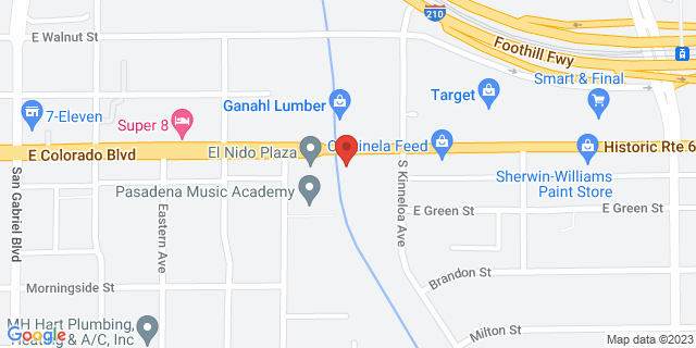 3016 E Colorado Blvd, Pasadena, California, CA, 91107-3840 Map