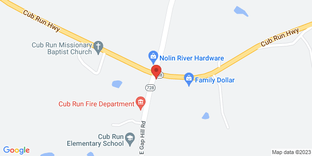 12753 Cub Run Hwy, Cub Run, Kentucky, KY, 42729-9998 Map