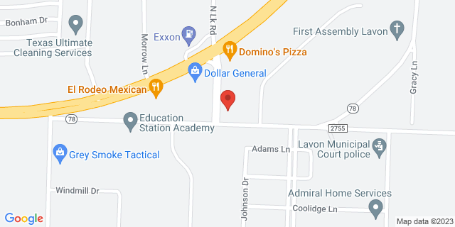 609 Main St, Lavon, Texas, TX, 75166-9998 Map