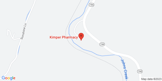 9414 State Highway 194 E, Kimper, Kentucky, KY, 41539-9998 Map