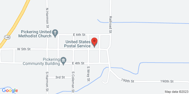 411 E 5Th St, Pickering, Missouri, MO, 64476-9998 Map