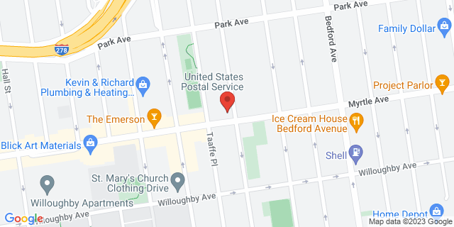 609 Myrtle Ave Ste A, Brooklyn, New York, NY, 11205-9996 Map