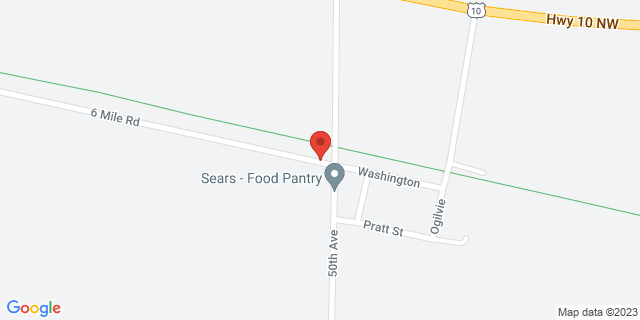 5843 50Th Ave, Sears, Michigan, MI, 49679-9800 Map