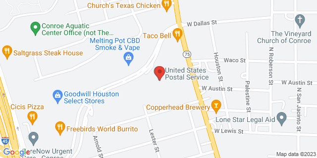 809 W Dallas St, Conroe, Texas, TX, 77301-9998 Map