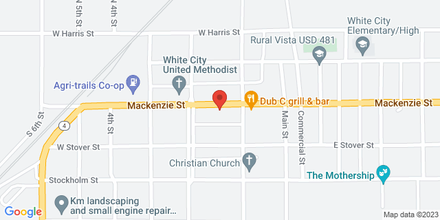 113 W Mackenzie St, White City, Kansas, KS, 66872-9998 Map