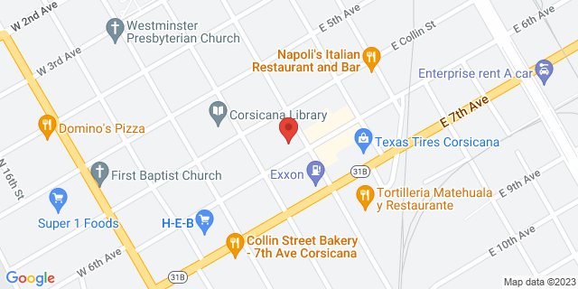 116 S Main St, Corsicana, Texas, TX, 75110-9998 Map