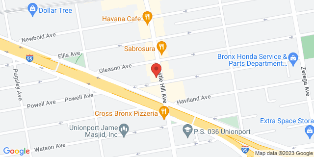 1163 Castle Hill Ave, Bronx, New York, NY, 10462-9991 Map