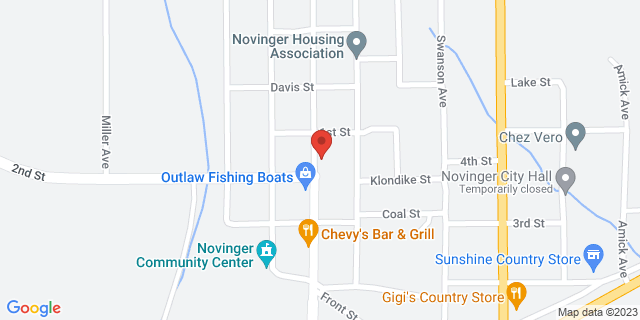 214 S Frankford Ave, Novinger, Missouri, MO, 63559-9998 Map