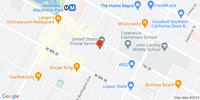 1808 W 7Th St, Los Angeles, California, CA, 90057-9998 Map