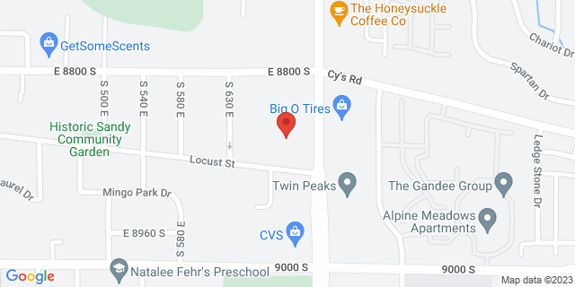 8850 S 700 E, Sandy, Utah, UT, 84070-9998 Map