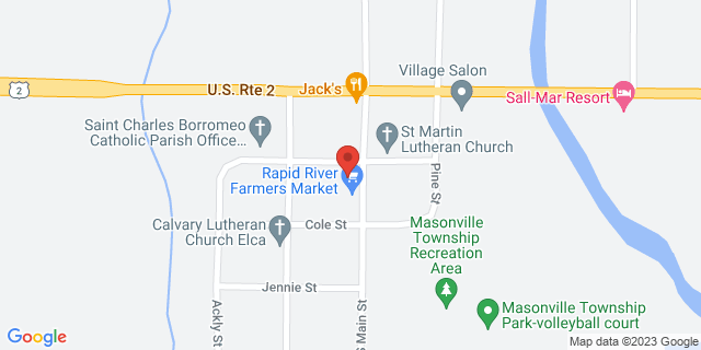 10467 S Main St, Rapid River, Michigan, MI, 49878-9334 Map