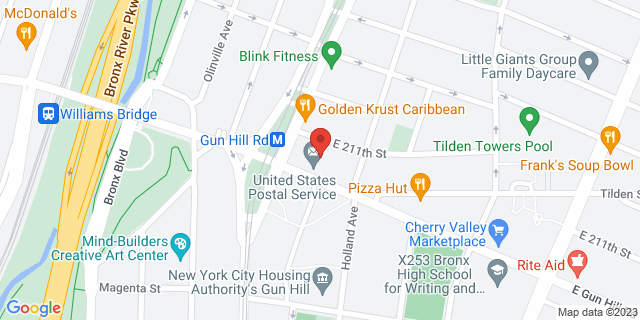 711 E Gun Hill Rd, Bronx, New York, NY, 10467-9998 Map