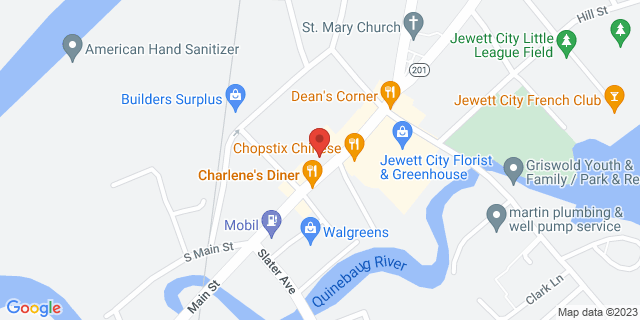 54 Main St, Jewett City, Connecticut, CT, 06351-9998 Map