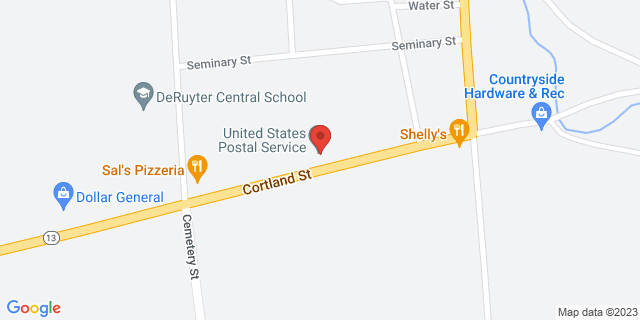 1639 Cortland St, De Ruyter, New York, NY, 13052-9998 Map