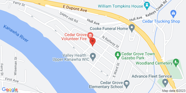 401 E George St, Cedar Grove, West Virginia, WV, 25039-9998 Map