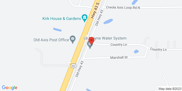 11436 Old Highway 43, Axis, Alabama, AL, 36505-4646 Map