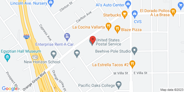 600 Lincoln Ave, Pasadena, California, CA, 91109-9800 Map