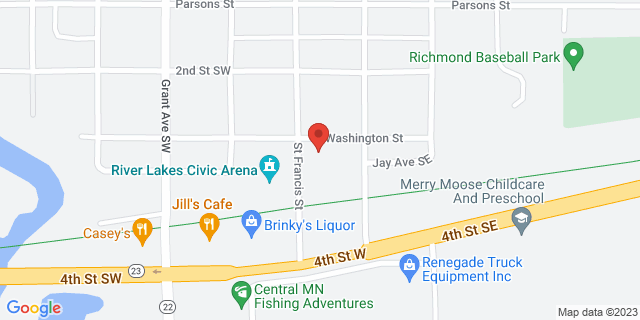 312 Central Ave S, Richmond, Minnesota, MN, 56368-8190 Map